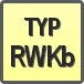 Piktogram - Typ: RWKb